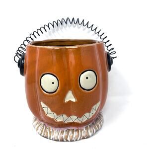 Yankee Candle Boney Bunch Candy Buzz Candle Holder Large Jar 6" Pumpkin